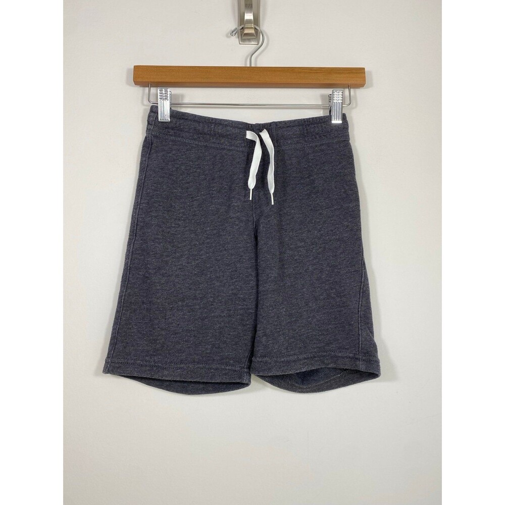 Old Navy Boys Gray Sweat Shorts Size M 8 Drawstring Athletic Lounge